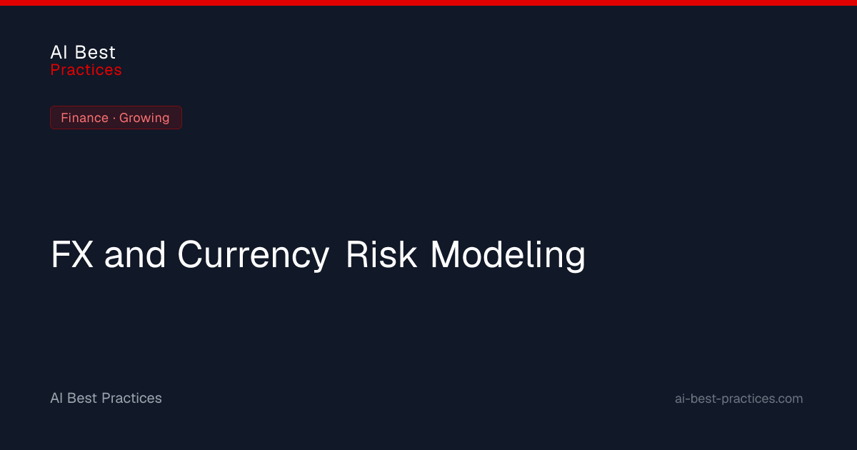 AI-Driven FX and Currency Risk Modeling for Commerce | AI Best ...