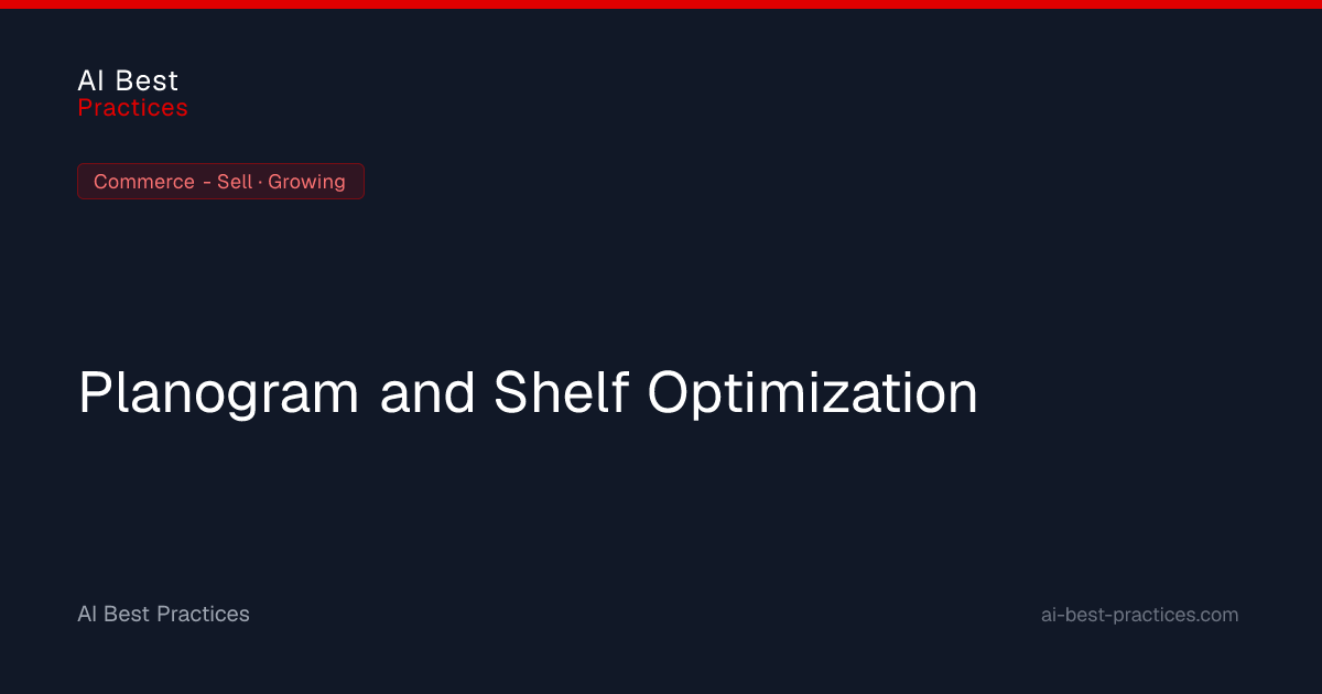 AI Planogram and Shelf Optimization for Retail Operations | AI Best ...