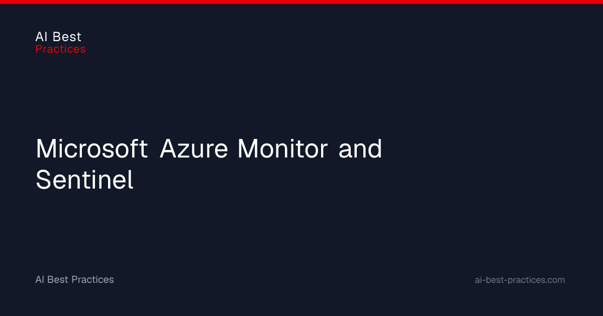 Microsoft Azure Monitor and Sentinel — AI Tool for Commerce | AI Best ...